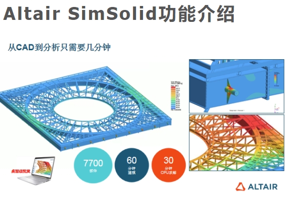 Altair SimSolid快速无网格划分