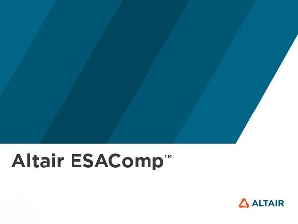 ESAComp软件介绍、正版ESAComp软件、ESAComp软件安装